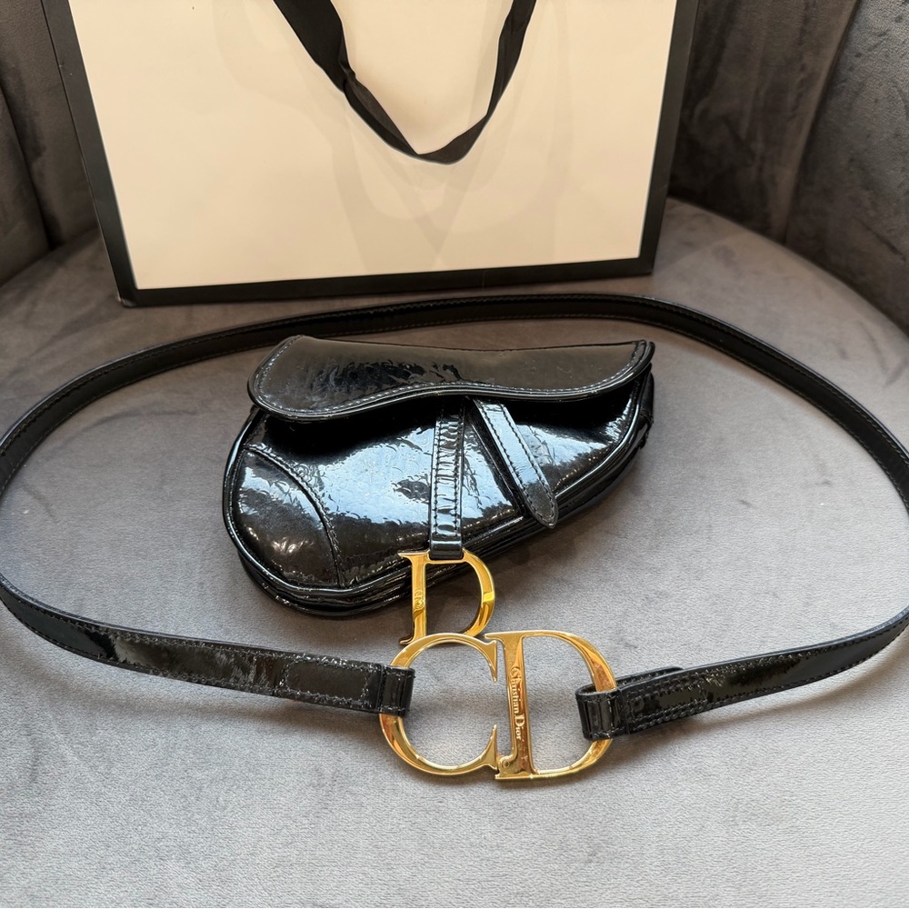 Reserved -Christian Dior Saddle Mini Bag & Belt - Picture 10 of 17